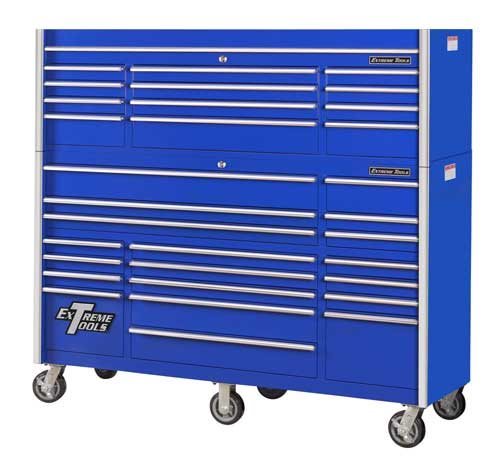 extreme tools rx722519rc 72" roller cabinet tool box | rollcabs