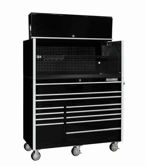 55" Tool Box with Wheels + Top Chest