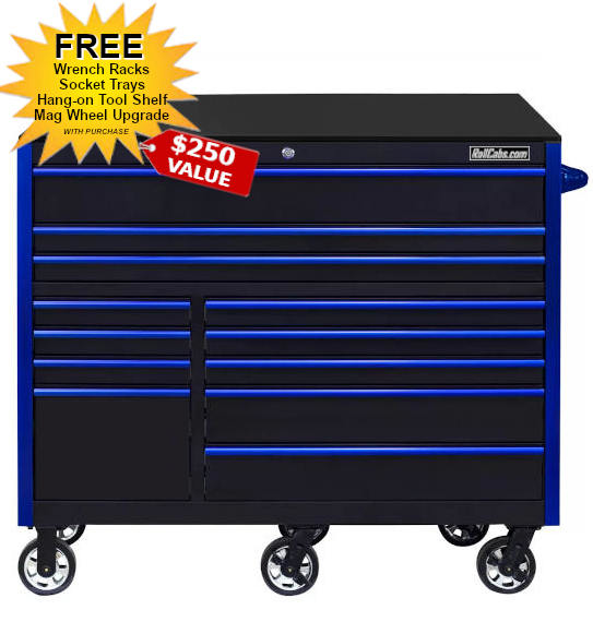 Rolling Tool Storage Box 55