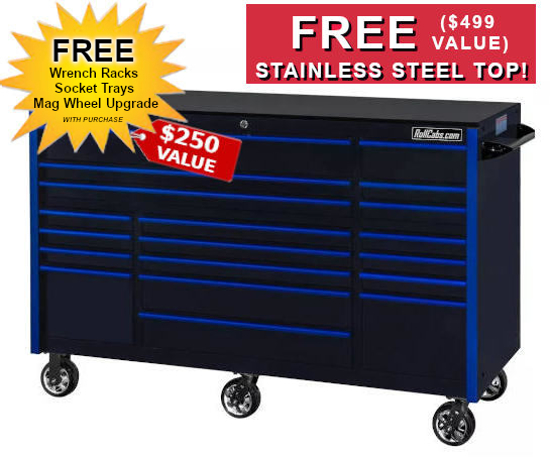 Stainless steel top free with tool box purchase