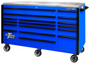 Picture of Extreme Tools 72" Roller Cabinet w/ Stainless Steel Top, Quick Latches, Mag Wheels R-EX7217RCQ