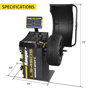 Picture of Ranger LS45DS Wheel Balancer  Sonar 3D Laser-Spot™