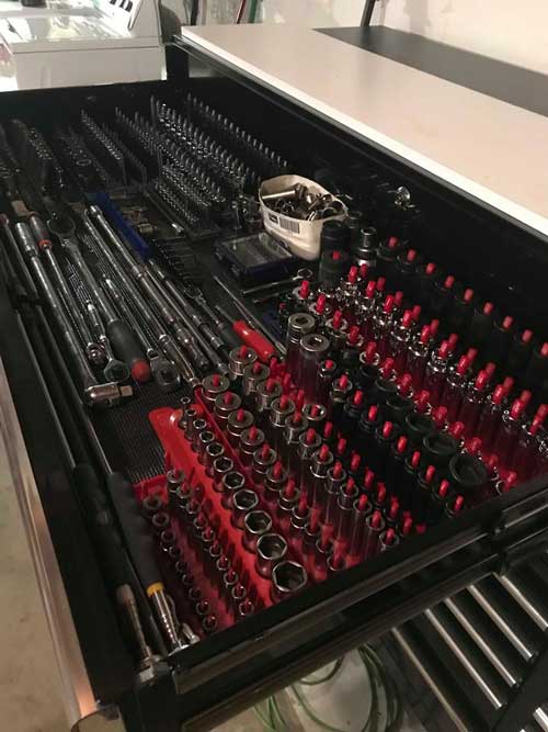 Customer Photo Tool Box Drawer with Tools