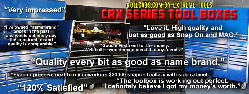 RollCabs tool boxes customer reviews